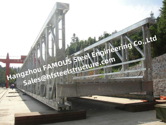 CHINA Período longo de Constrcuct da ponte de aço Railway de Bailey do metal único para o cliente de Rússia fornecedor