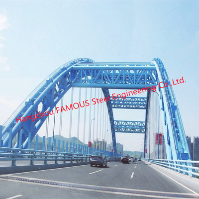 CHINA Ponte de aço estrutural de 120 toneladas de carga de projeto com protecção contra corrosão fornecedor