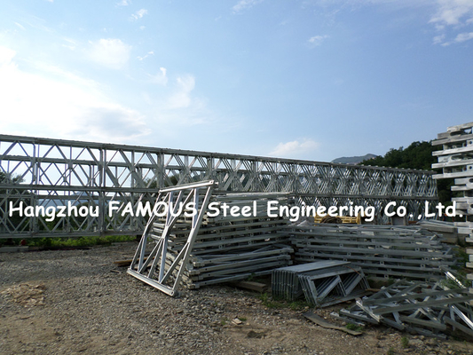 CHINA Mabey galvanizou o Decking permanente portátil da construção de aço de Bailey da ponte de aço fornecedor
