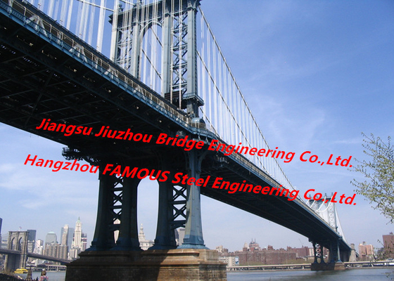CHINA O cabo fresco ficou o período estrutural vermelho do espaço livre de Bailey dos quadros da ponte de suspensão fornecedor