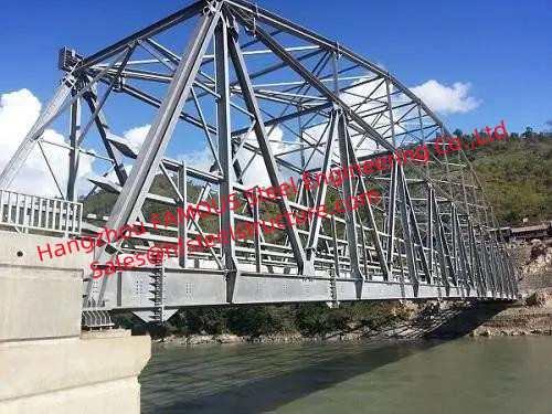 CHINA Material de grande resistência pré-fabricado da ponte de fardo Q345b do período da única pista único fornecedor