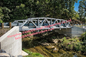 Ponte de fardo de aço anfíbia, proteção de superfície galvanizada do mergulho quente de ponte de suspensão do fardo fornecedor