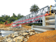 A instalação fácil galvanizada estrutural moderna construção de aço do período da ponte da única fornecedor