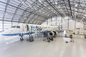 Hangar pré-fabricado isolado prova dos aviões da construção de aço da água para o uso privado fornecedor