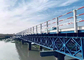 Ponte de aço pré-fabricada de Bailey para a ponte portátil do aço estrutural do projeto da tutela da água com cais de apoio fornecedor
