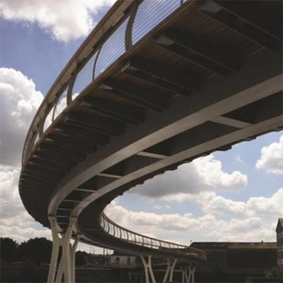 CHINA Ponte de pedestres de aço de faixa única fornecedor