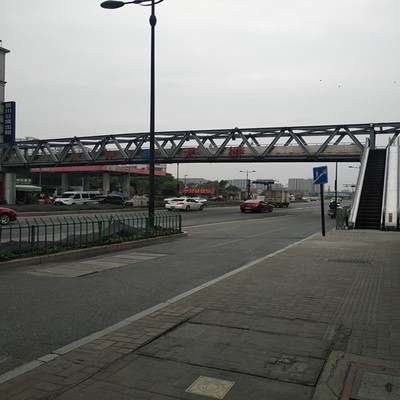 CHINA Pontes pedestres pré-fabricadas da fuga sobre estradas, solução pedestre do tráfego urbano do acercamento fornecedor