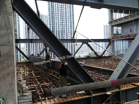 China Ponte do aço estrutural do período do mar, construção do fardo do metal da ponte da viga de aço fornecedor