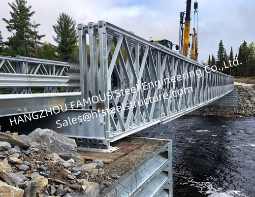 CHINA Ponte de aço galvanizada pré-fabricada portátil, proteção de corrosão longa a longo prazo da ponte do período fornecedor
