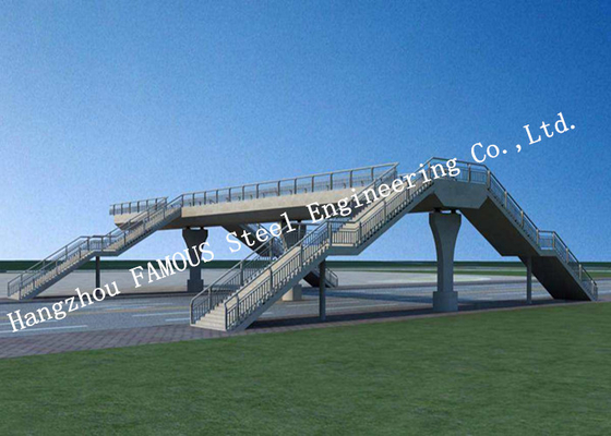 CHINA Padrão europeu do uso provisório moderno da ponte pedestre da casa pré-fabricada da estrutura fornecedor