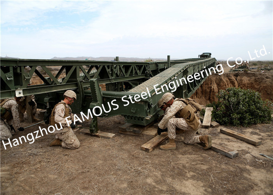 CHINA Aplicação provisória das forças armadas da ponte de Bailey da construção de aço da instalação fácil fornecedor