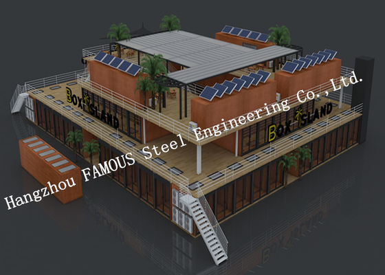 CHINA Casa modular personalizada do recipiente da casa pré-fabricada para a barra do shopping ou de café fornecedor