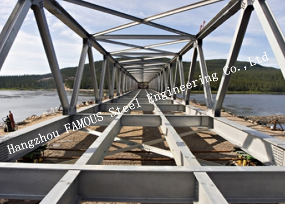 CHINA Ponte de aço modular de aço pré-fabricada de Q355 Bailey galvanizada para a construção do tráfego fornecedor