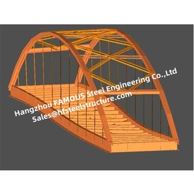Ponte de vigas temporária de aço retangular ou trapezoidal em seção transversal fornecedor