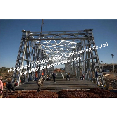 Ponte de vigas temporária de aço retangular ou trapezoidal em seção transversal fornecedor