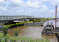 Construção civil pre projetada do ferro portátil em excesso militar do painel das pontes fornecedor