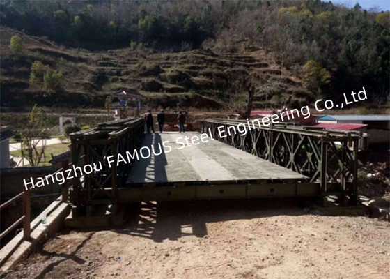 Durabilidade alta Bailey Arch Bridge de aço para a segurança fornecedor