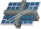 Pó de alumínio do quadro que reveste os módulos solares de vidro integrados Photovoltaics da parede de cortina fornecedor