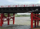 Ponte de aço pré-fabricada de Bailey para a ponte portátil do aço estrutural do projeto da tutela da água com cais de apoio fornecedor